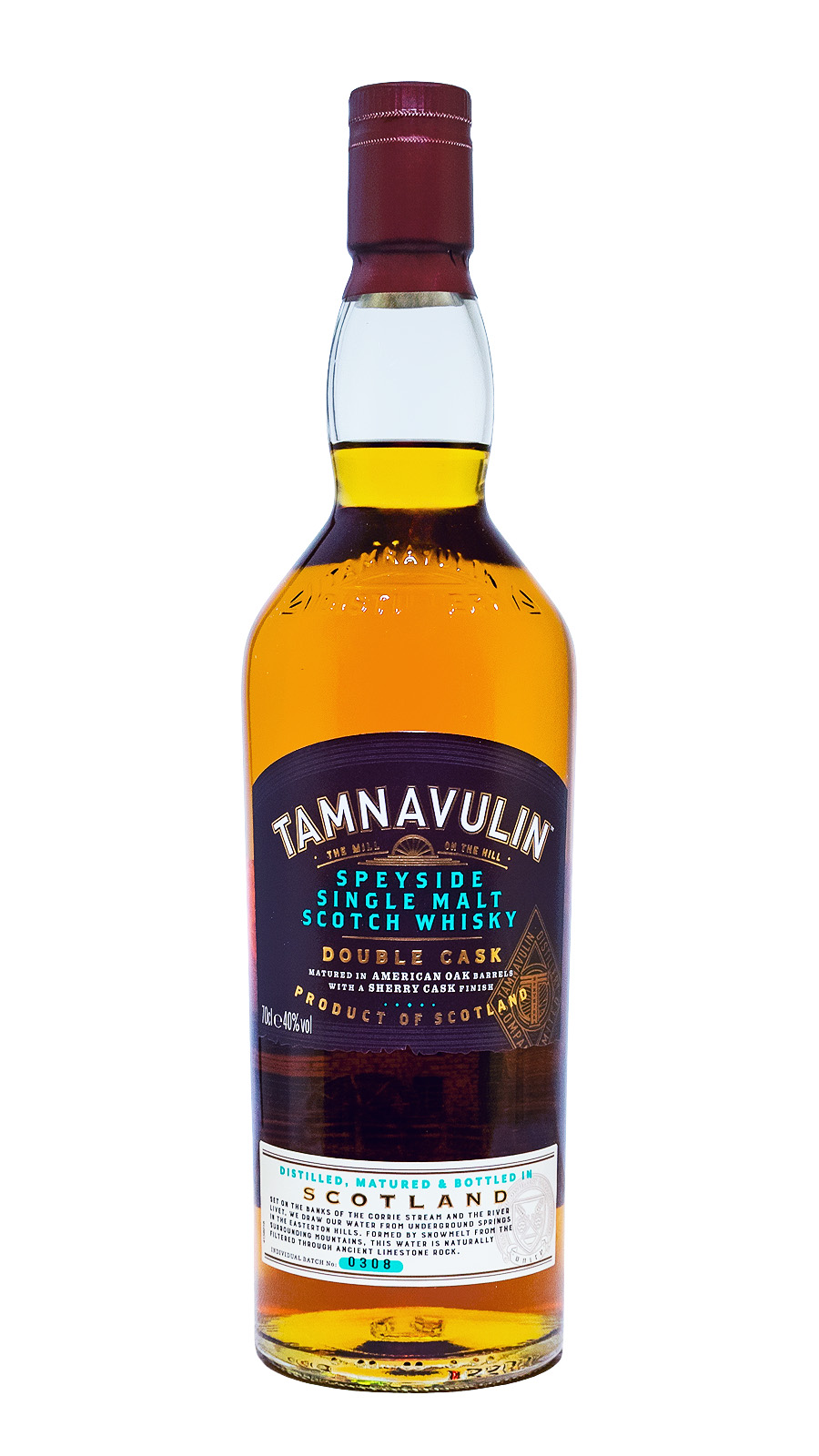 Tamnavulin Double Cask Speyside mit Glas in Geschenkverpackung - 0,7L 40% vol