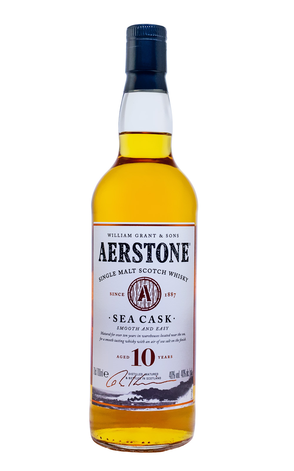 Aerstone 10 Jahre Sea Cask Single Malt - 0,7L 40% vol