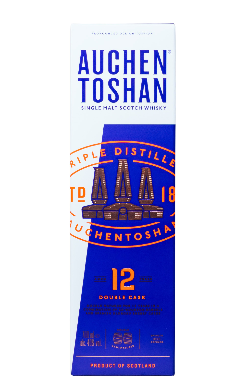 Auchentoshan 12 Jahre Single Malt Scotch Whisky - 0,7L 40% vol