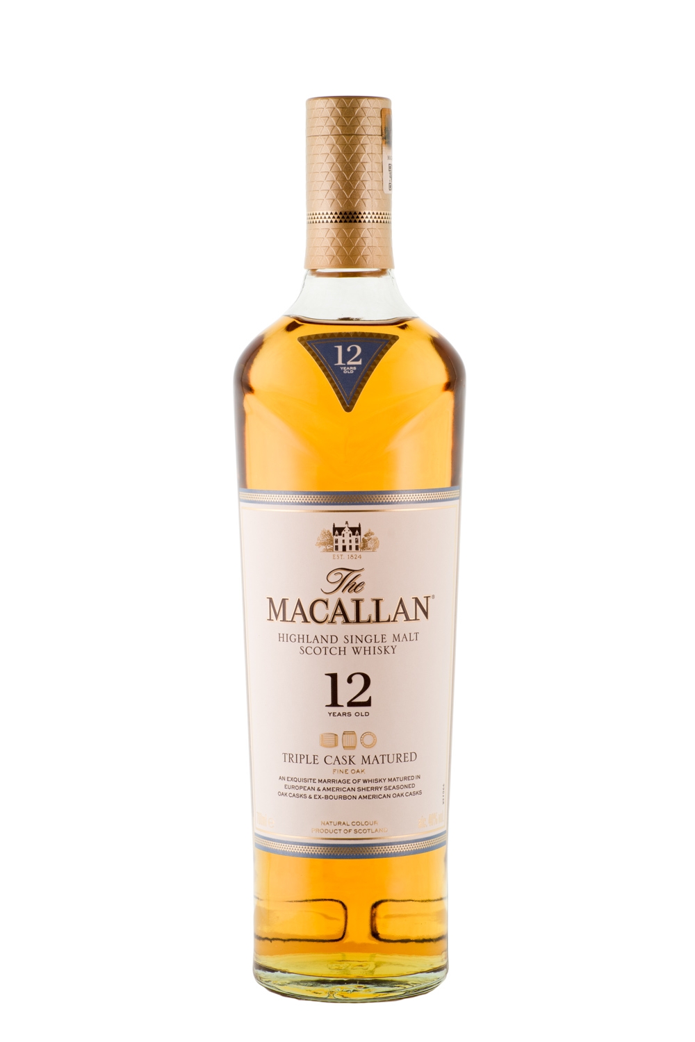 Macallan 12 Jahre Triple Cask Single Malt Scotch Whisky - 0,7L 40% vol