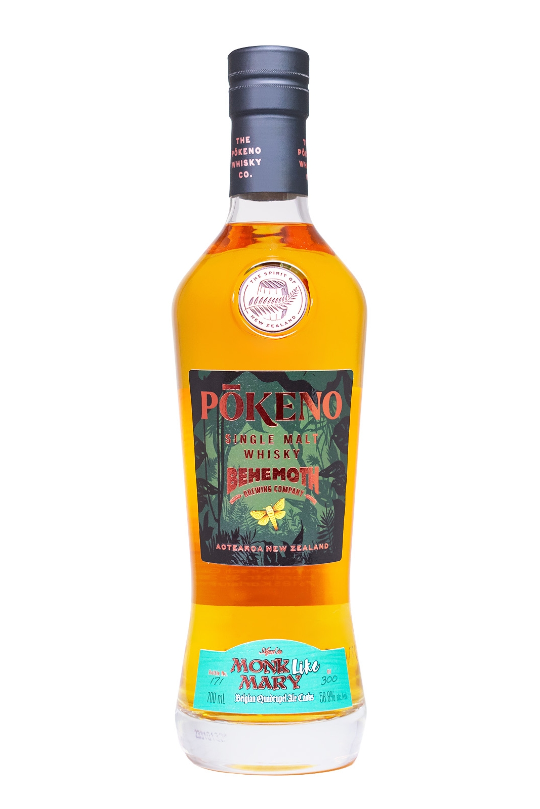 Pokeno Monk like Mary Single Malt Whisky - 0,7L 58,8% vol