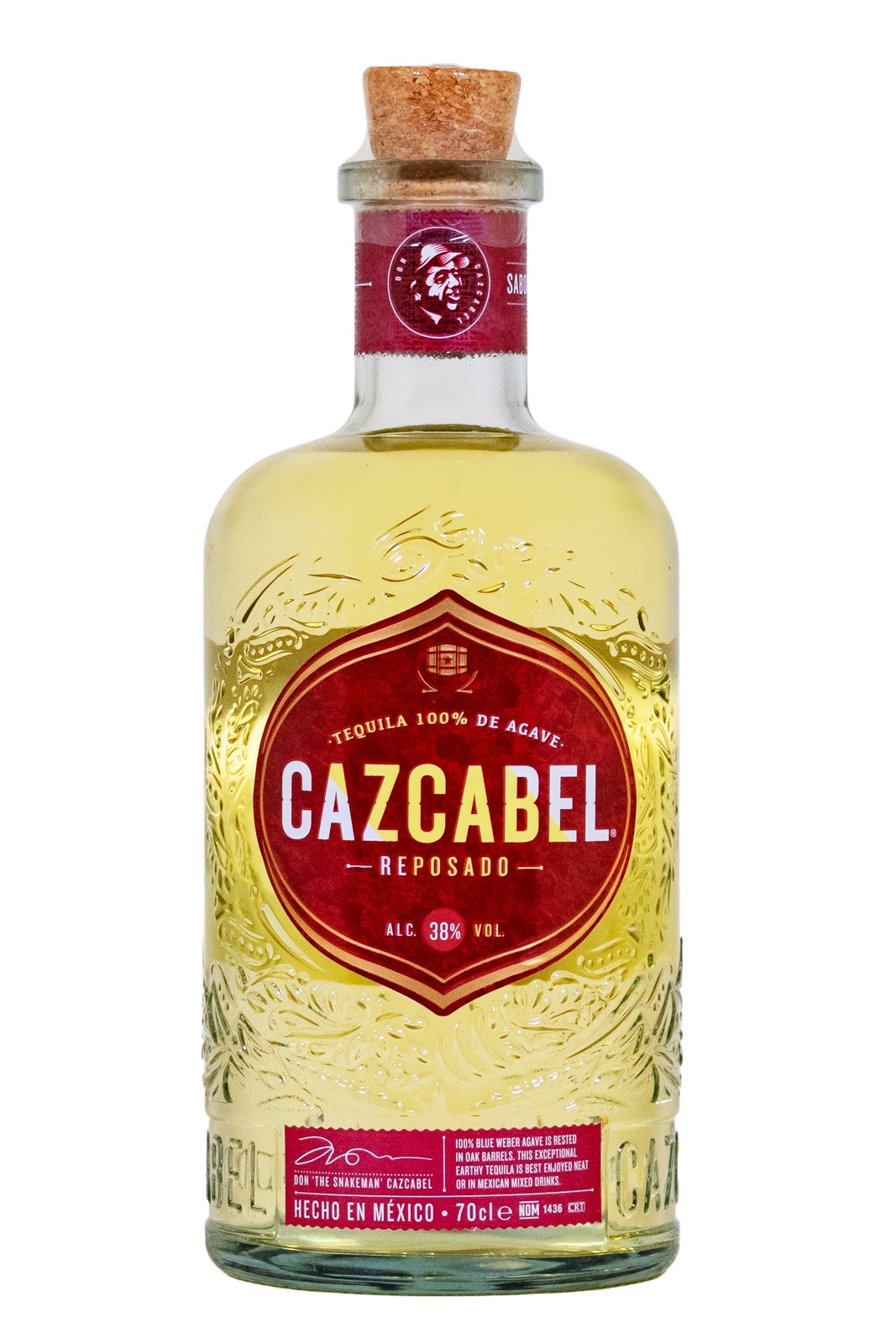 Cazcabel Tequila Reposado - 0,7L 38% vol Cazcabel Tequila Reposado - 0,7L 38% vol