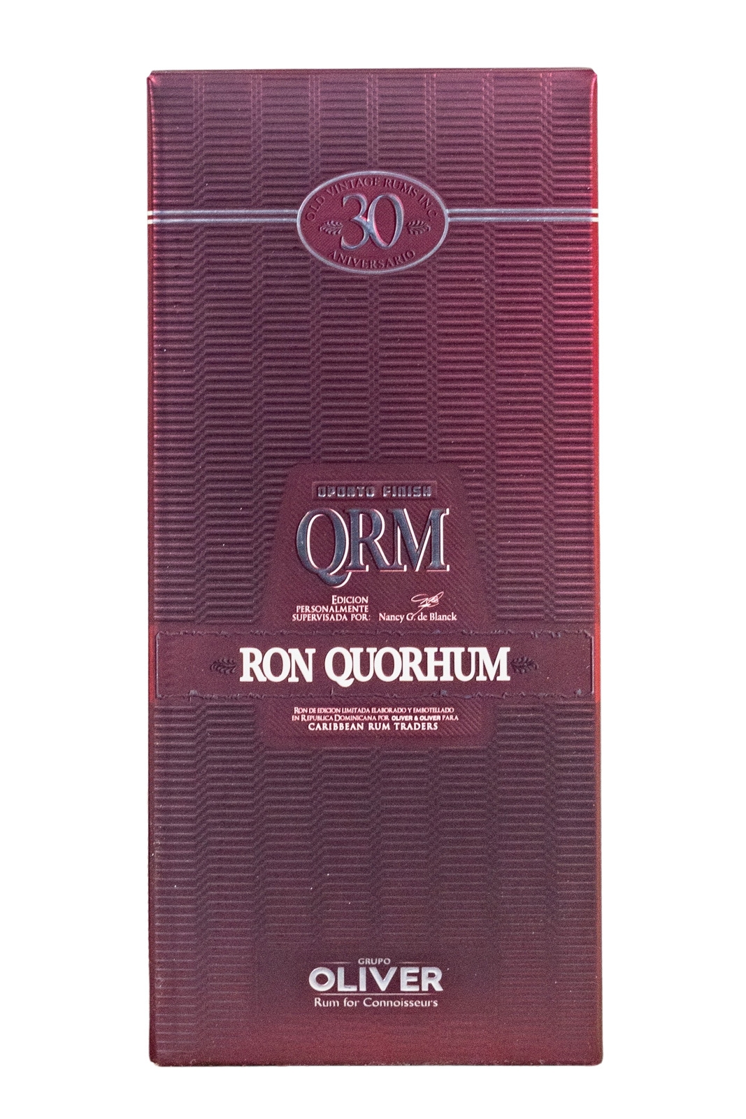 Ron Quorhum 30 Aniversario Oporto Finish - 0,7L 40% vol Ron Quorhum 30 Aniversario Oporto Finish - 0,7L 40% vol
