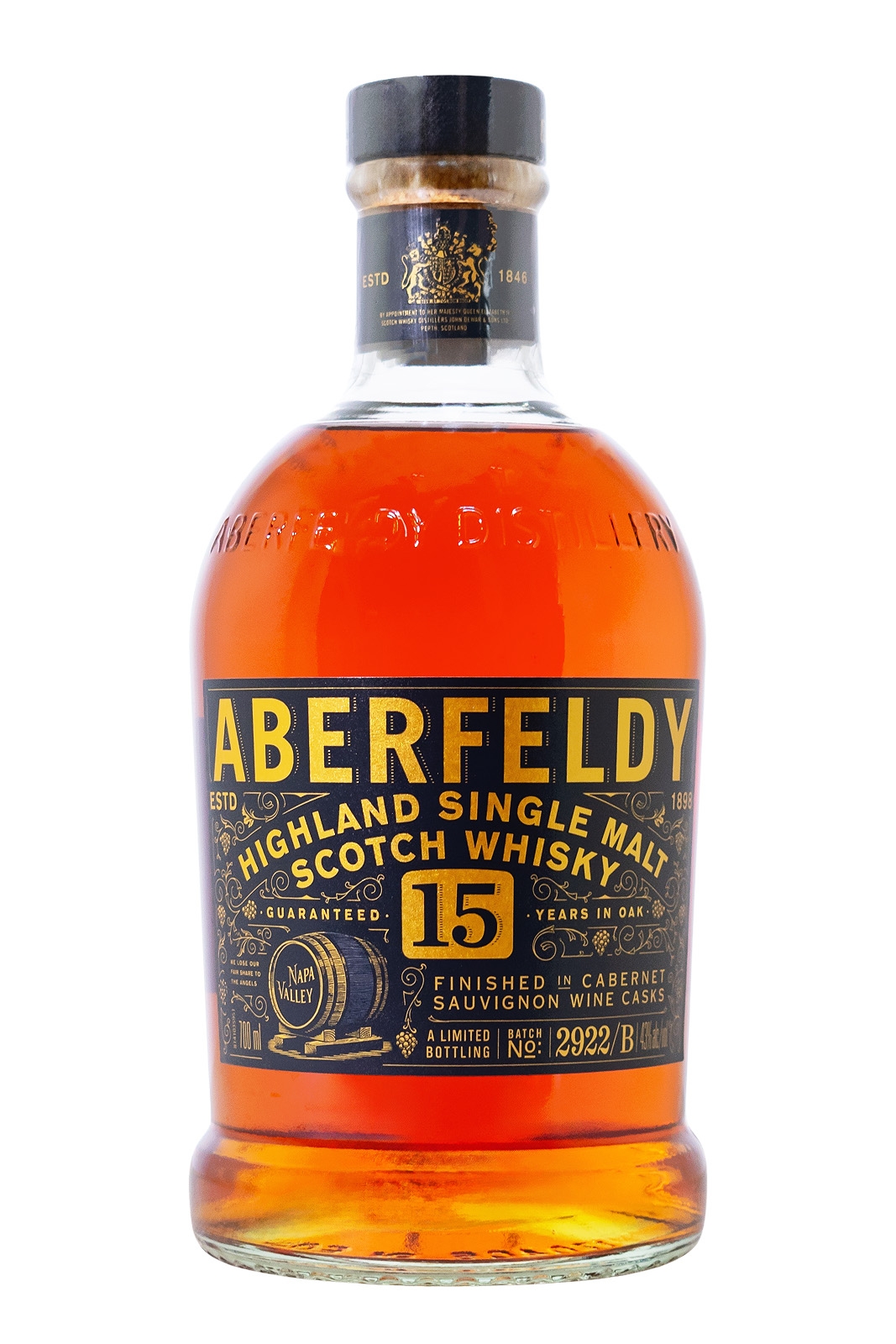 Aberfeldy 15 Jahre Napa Valley - 0,7L 43% vol