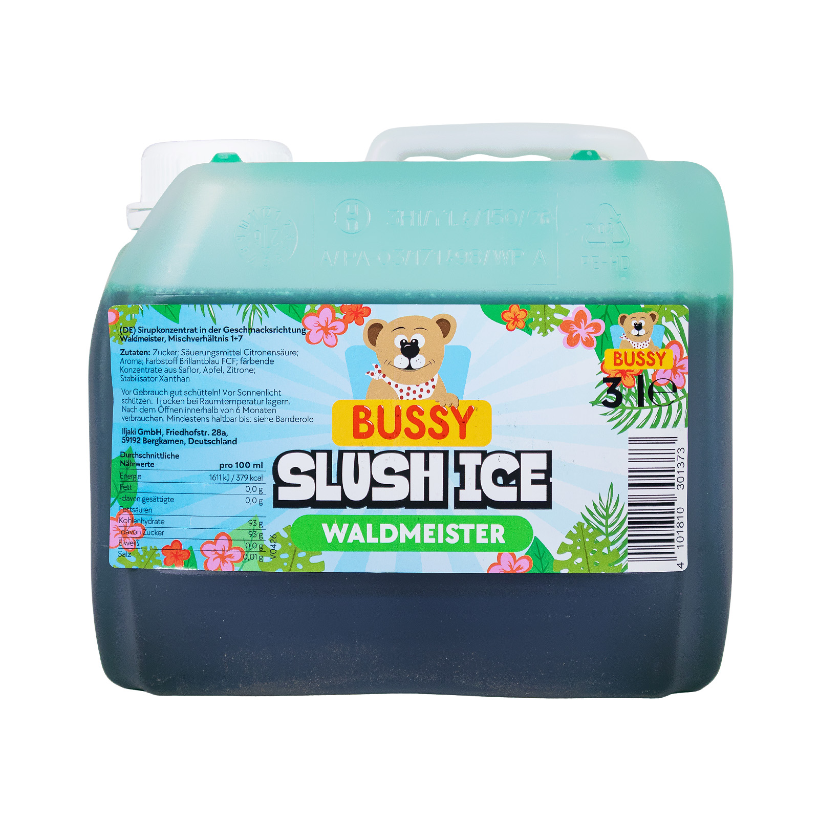 Bussy Slusheis Waldmeister Sirup - 3L