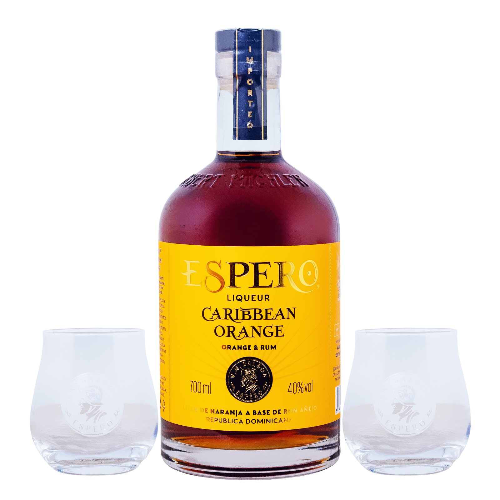 Espero Creole Caribbean Orange Geschenkset - 0,7L 40% vol