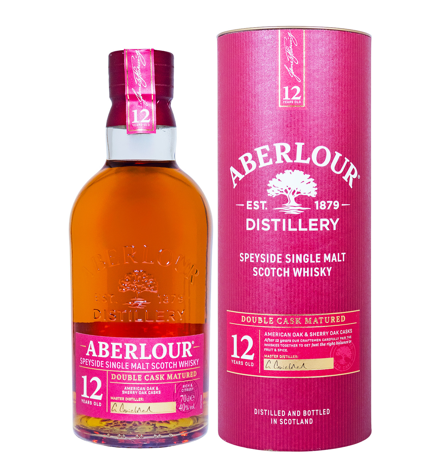 Aberlour 12 Jahre Double Cask Matured Highland Single Malt Scotch Whisky - 0,7L 40% vol
