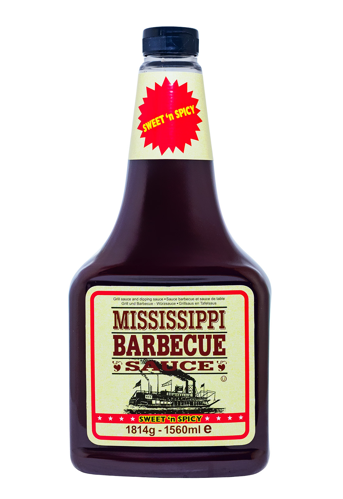 Mississippi Barbecue Sauce Sweet and Spicy - 1,56L