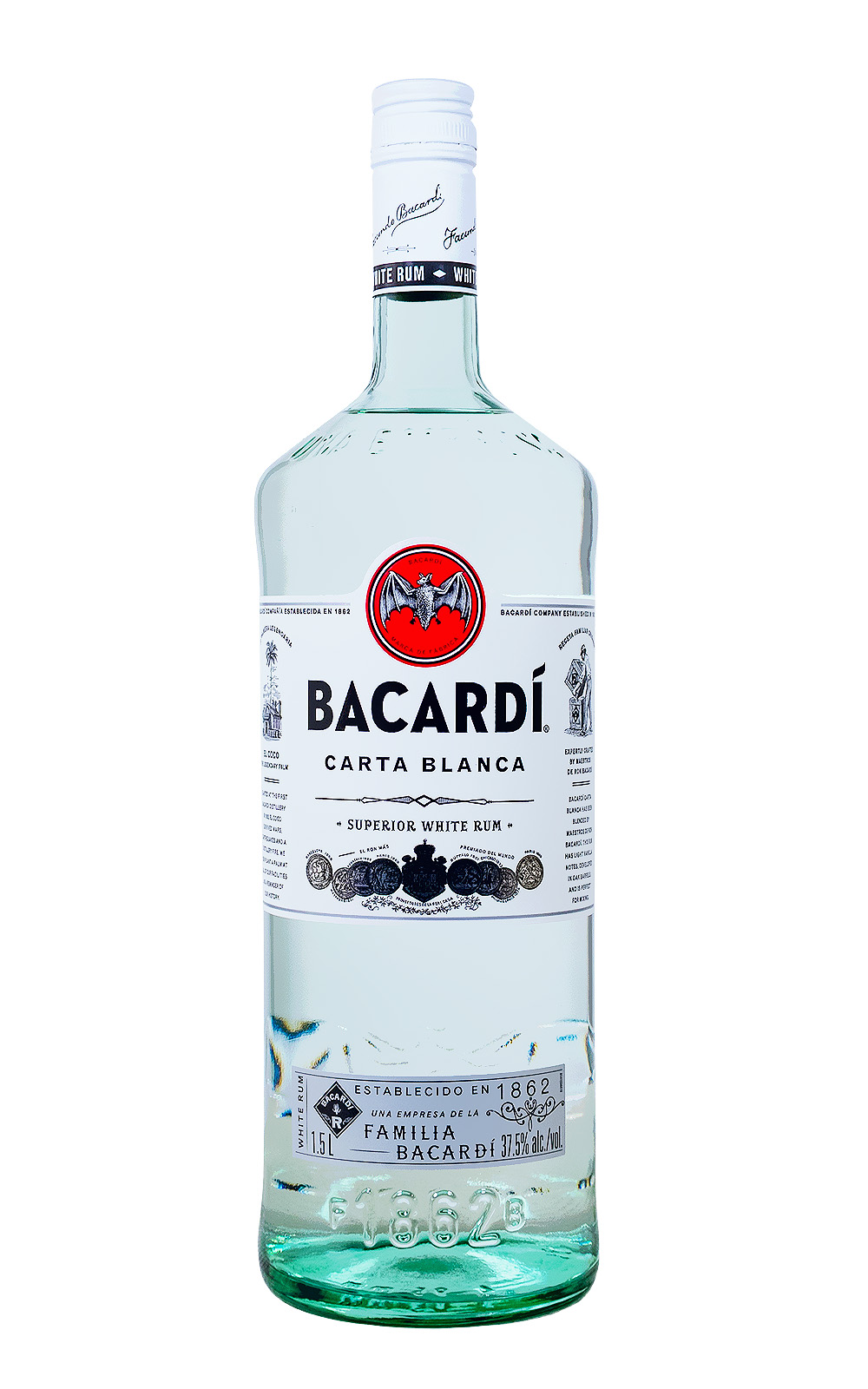 Bacardi Carta Blanca Rum - 1,5L 37,5% vol