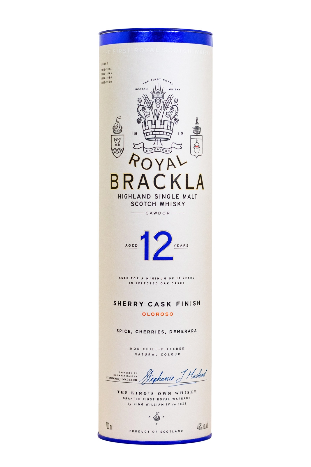 Royal Brackla 12 Jahre Single Malt Scotch Whisky - 0,7L 46% vol