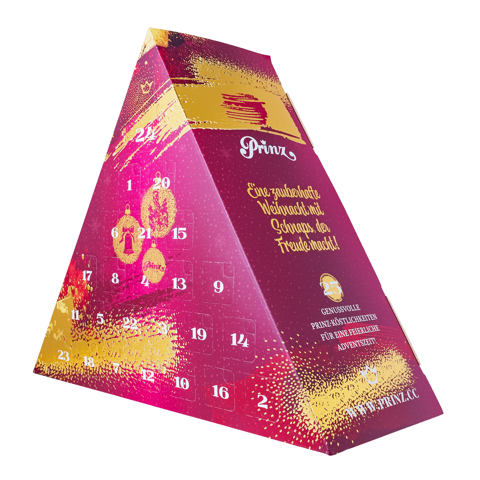 Prinz Adventskalender Schnaps - 0,62L 39% vol