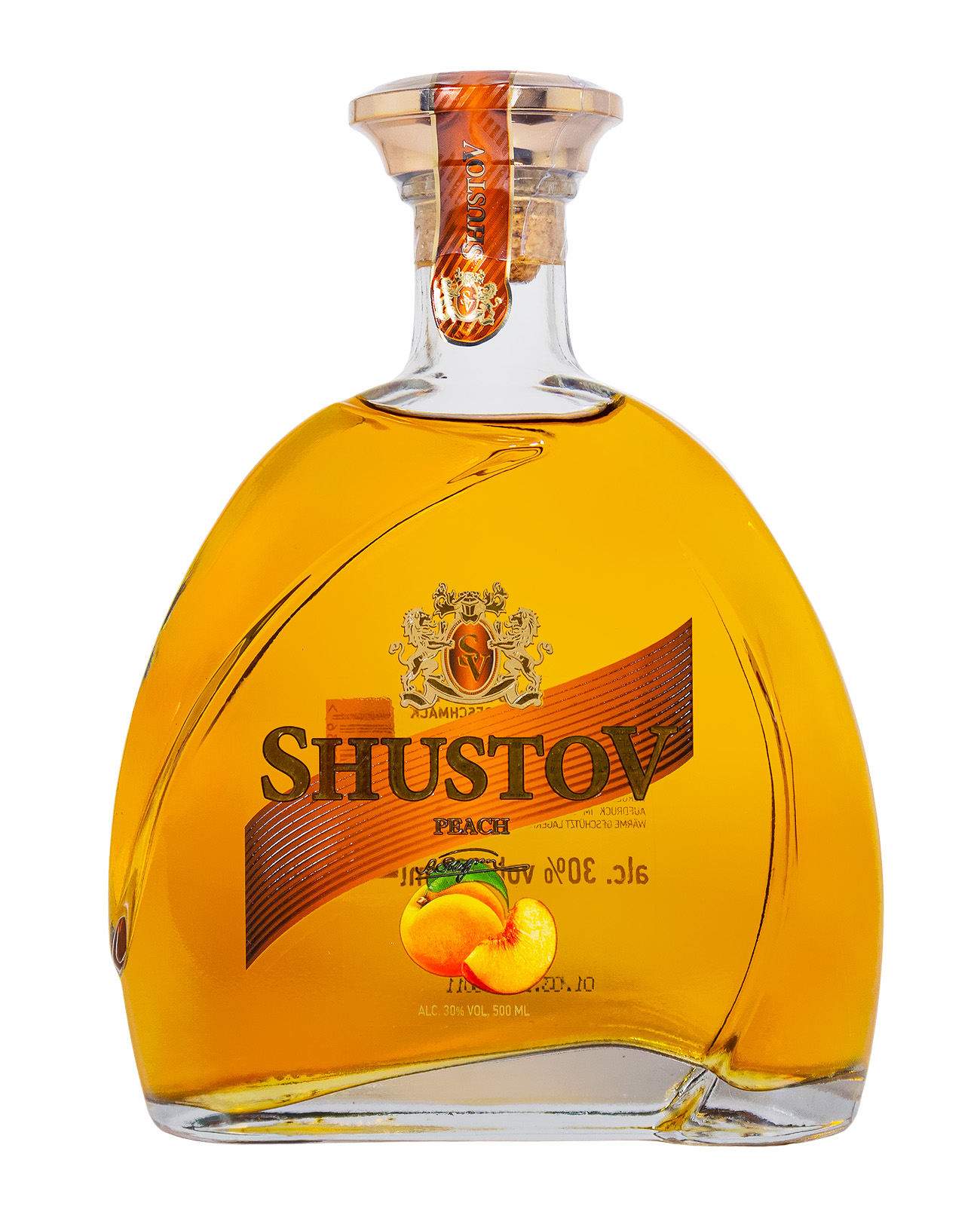 Shustov Le Grand Peach Likör - 0,5L 30% vol