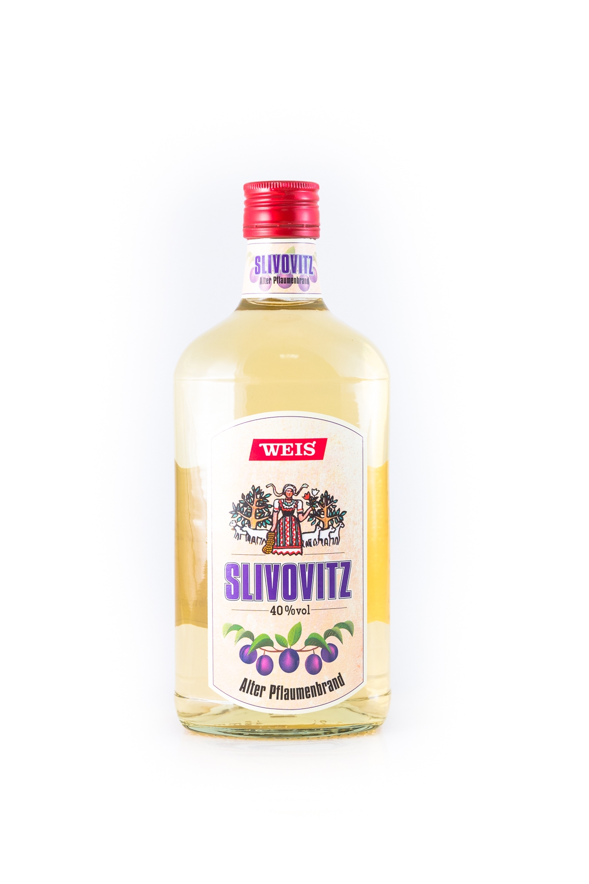 Weis Slivovitz Alter Pflaumenbrand - 0,7L 40% vol