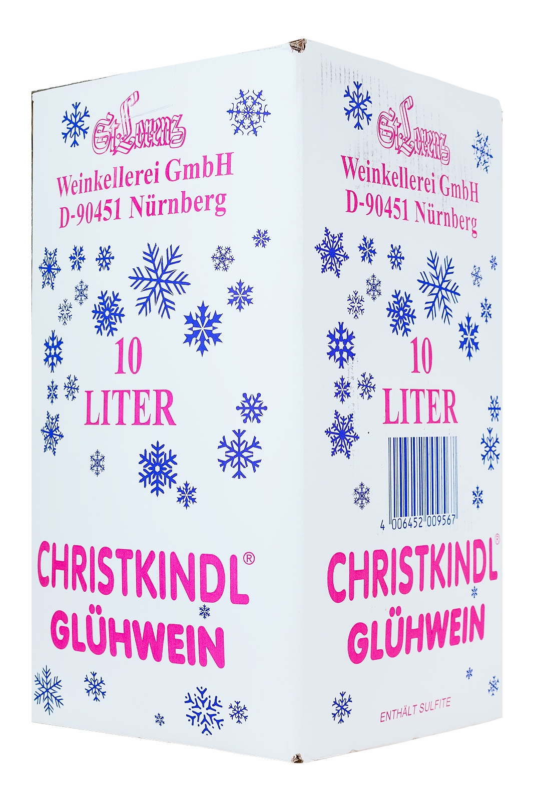 St.Lorenz Christkindl Glühwein Bag-Box - 10L 8,8% vol