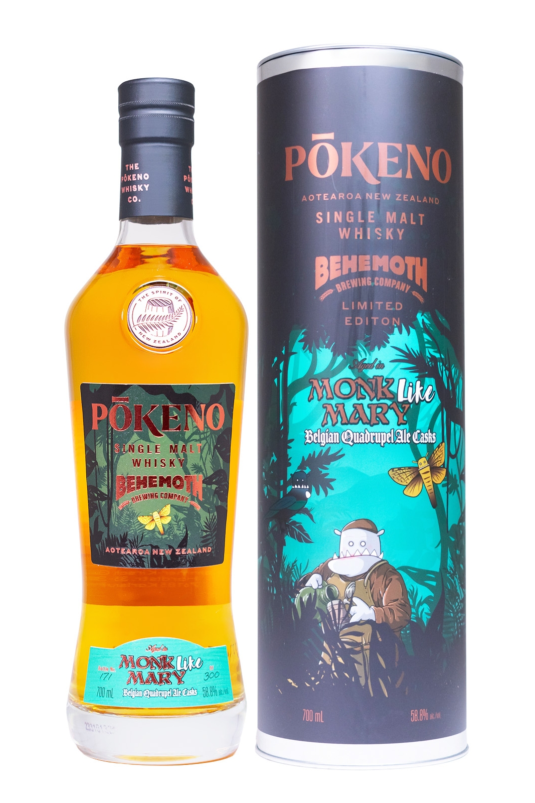 Pokeno Monk like Mary Single Malt Whisky - 0,7L 58,8% vol