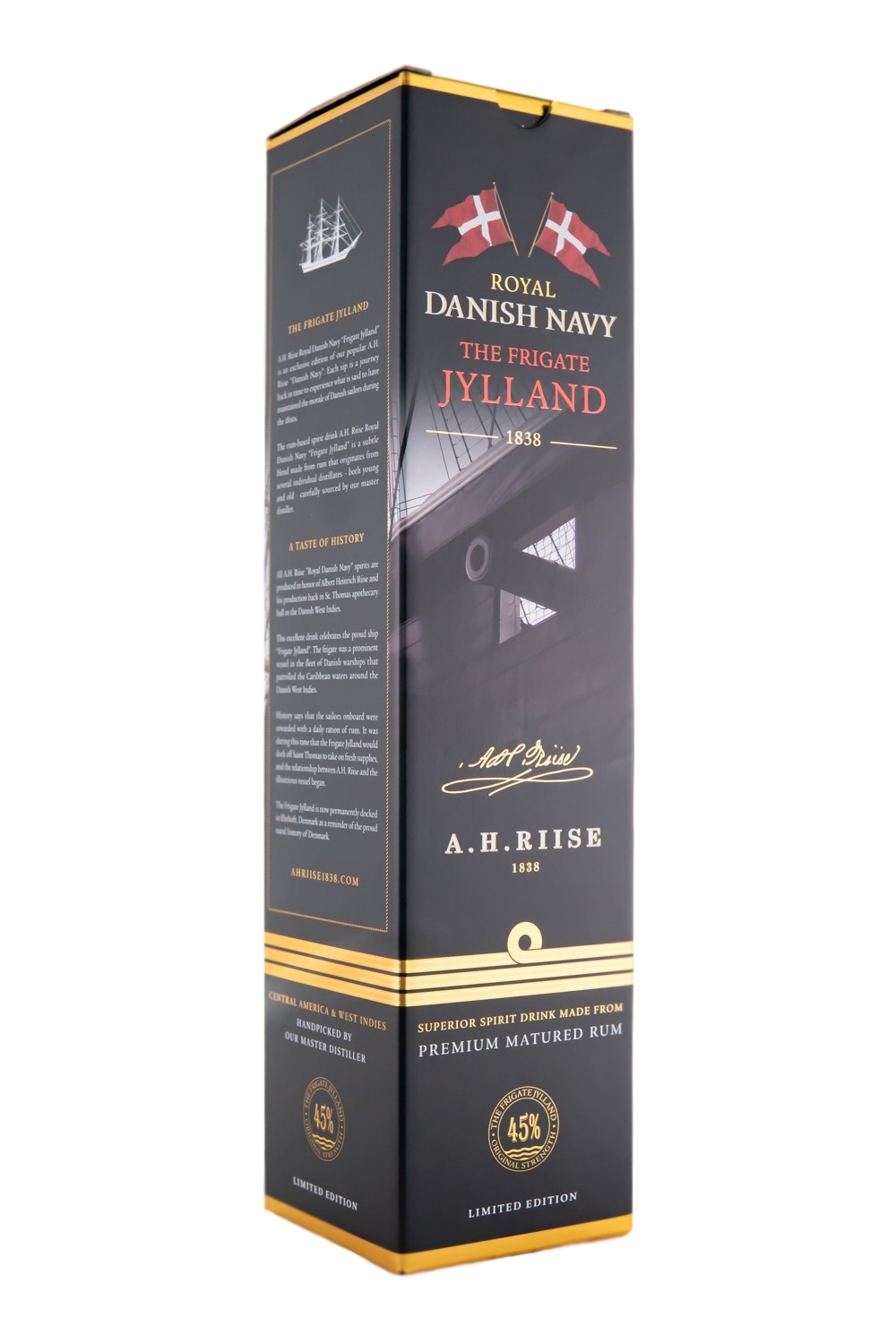 A.H. Riise Fregatten Jylland Spirituose auf Rum-Basis - 0,7L 45% vol