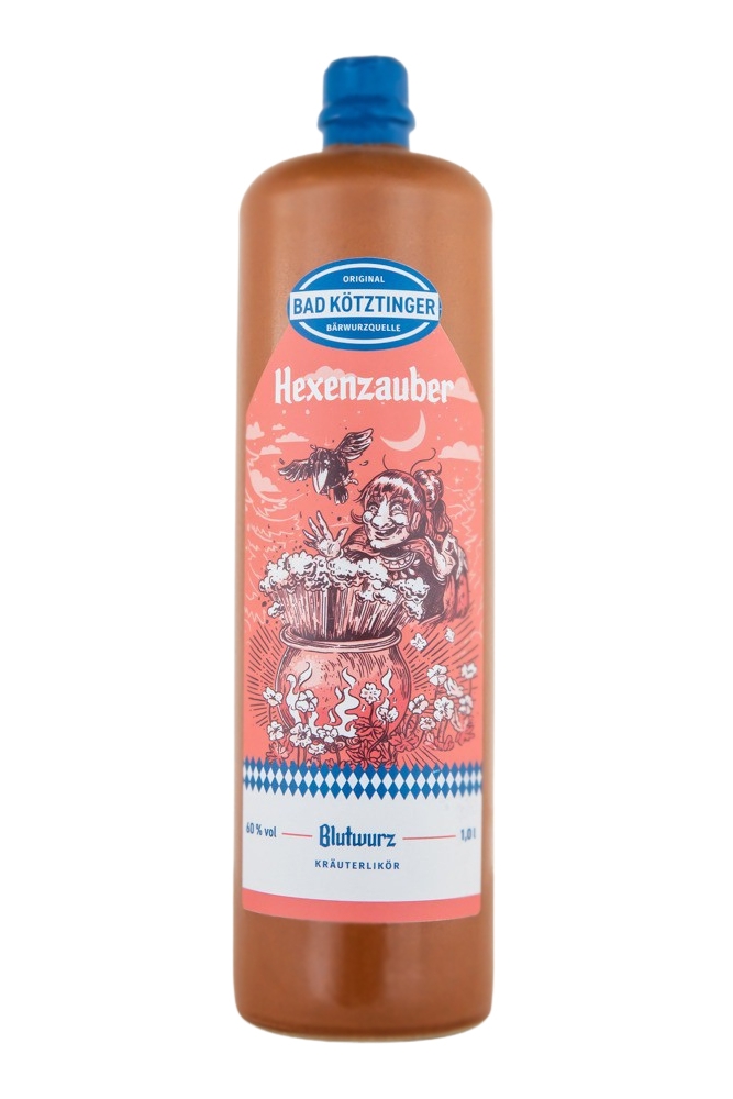 Bad Kötztinger Hexenzauber Blutwurz 60 - 1 Liter 60% vol Bad Kötztinger Hexenzauber Blutwurz 60 - 1 Liter 60% vol