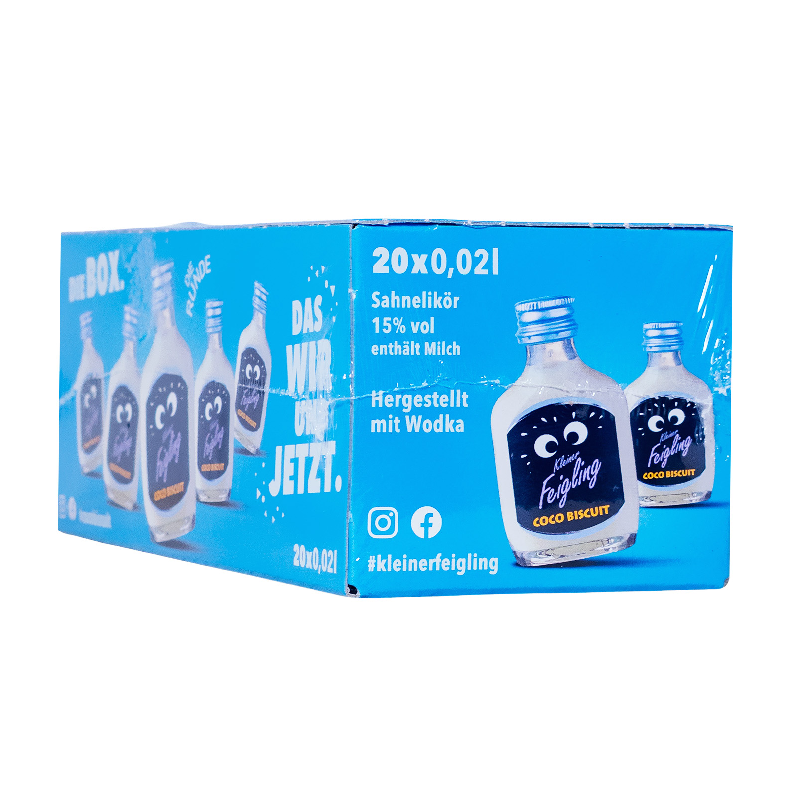 Paket [20 x 0,02L] Kleiner Feigling Coco Biscuit - 0,4L 15% vol