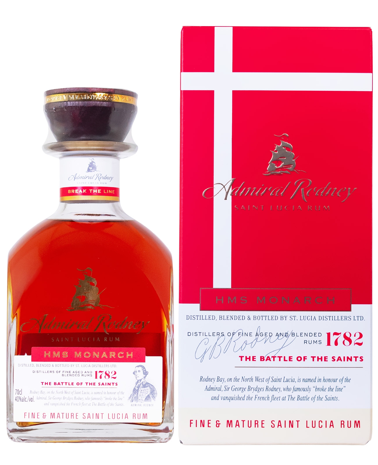 Admiral Rodney HMS Monarch Rum - 0,7L 40% vol Admiral Rodney HMS Monarch Rum - 0,7L 40% vol