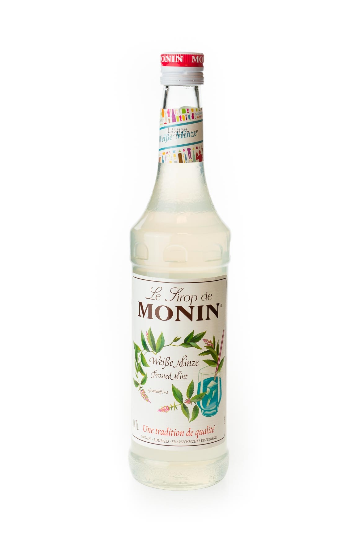 Monin Weiße Minze Frosted Mint Sirup - 0,7L Monin Weiße Minze Frosted Mint Sirup - 0,7L