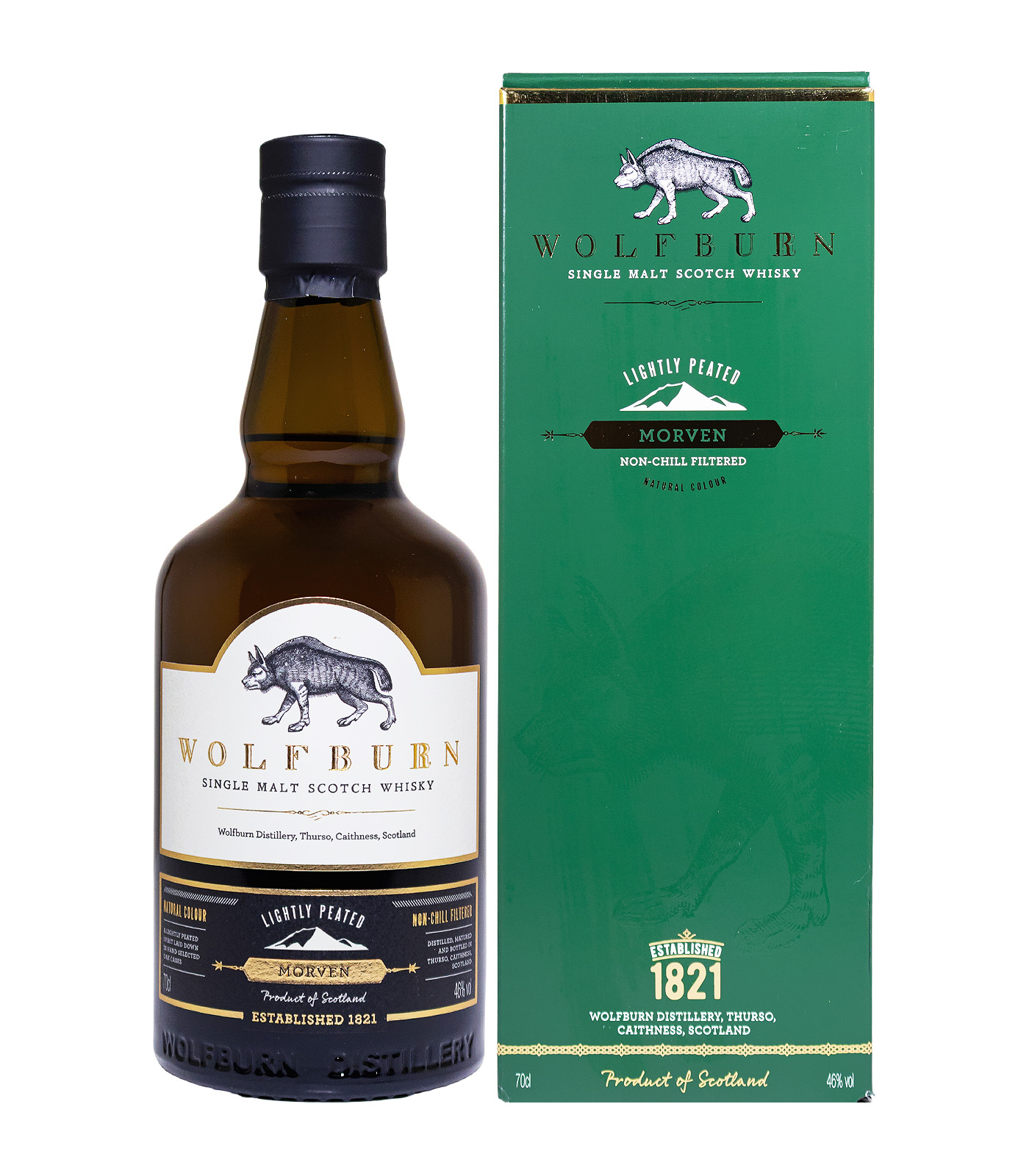Wolfburn Morven Single Malt Scotch Whisky - 0,7L 46% vol