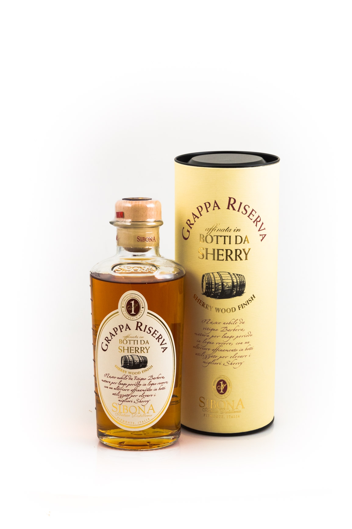 Sibona Grappa Riserva Botti da Sherry - 0,5L 40% vol