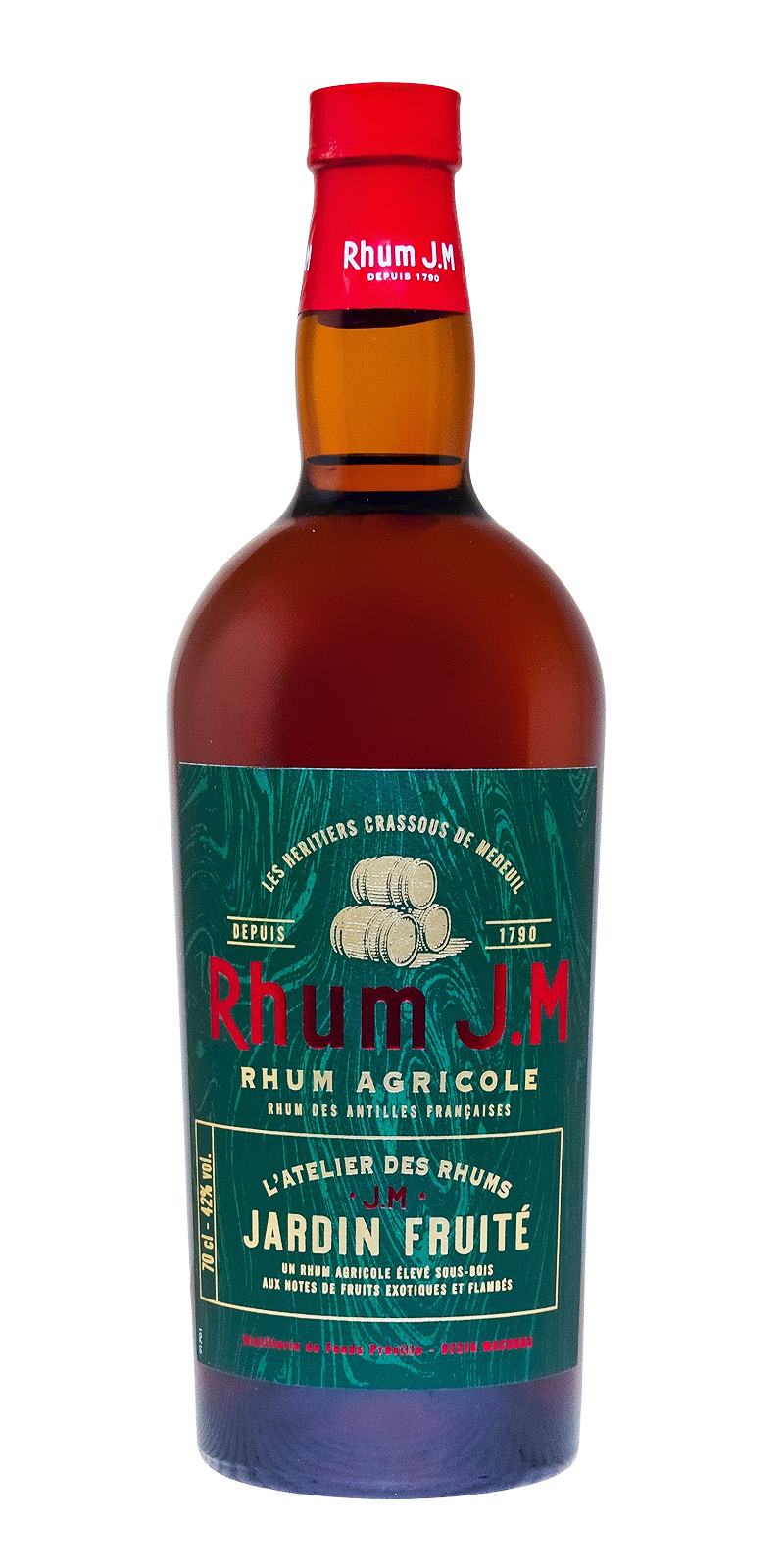 Rhum J.M Jardin Fruité - 0,7L 42% vol Rhum J.M Jardin Fruité - 0,7L 42% vol