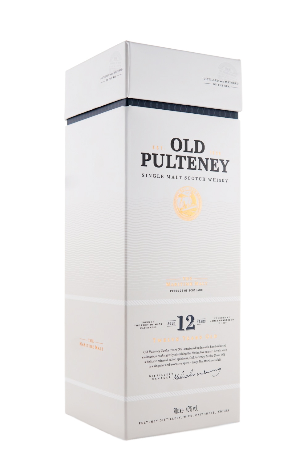 Old Pulteney 12 Jahre Single Malt Scotch Whisky - 0,7L 40% vol Old Pulteney 12 Jahre Single Malt Scotch Whisky - 0,7L 40% vol