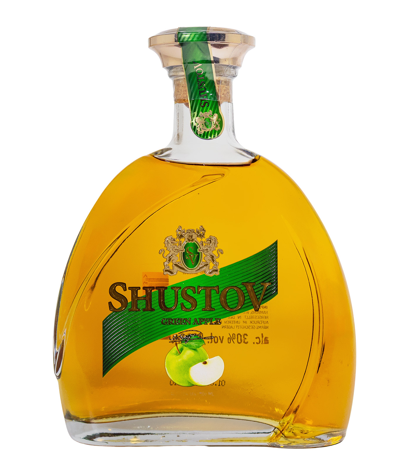 Shustov Le Grand Green Apple Likör - 0,5L 30% vol