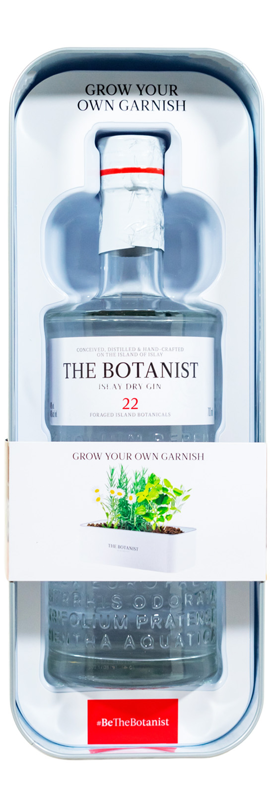 The Botanist Islay Dry Gin in Geschenkverpackung mit Pflanzenkasten - 0,7L 46% vol