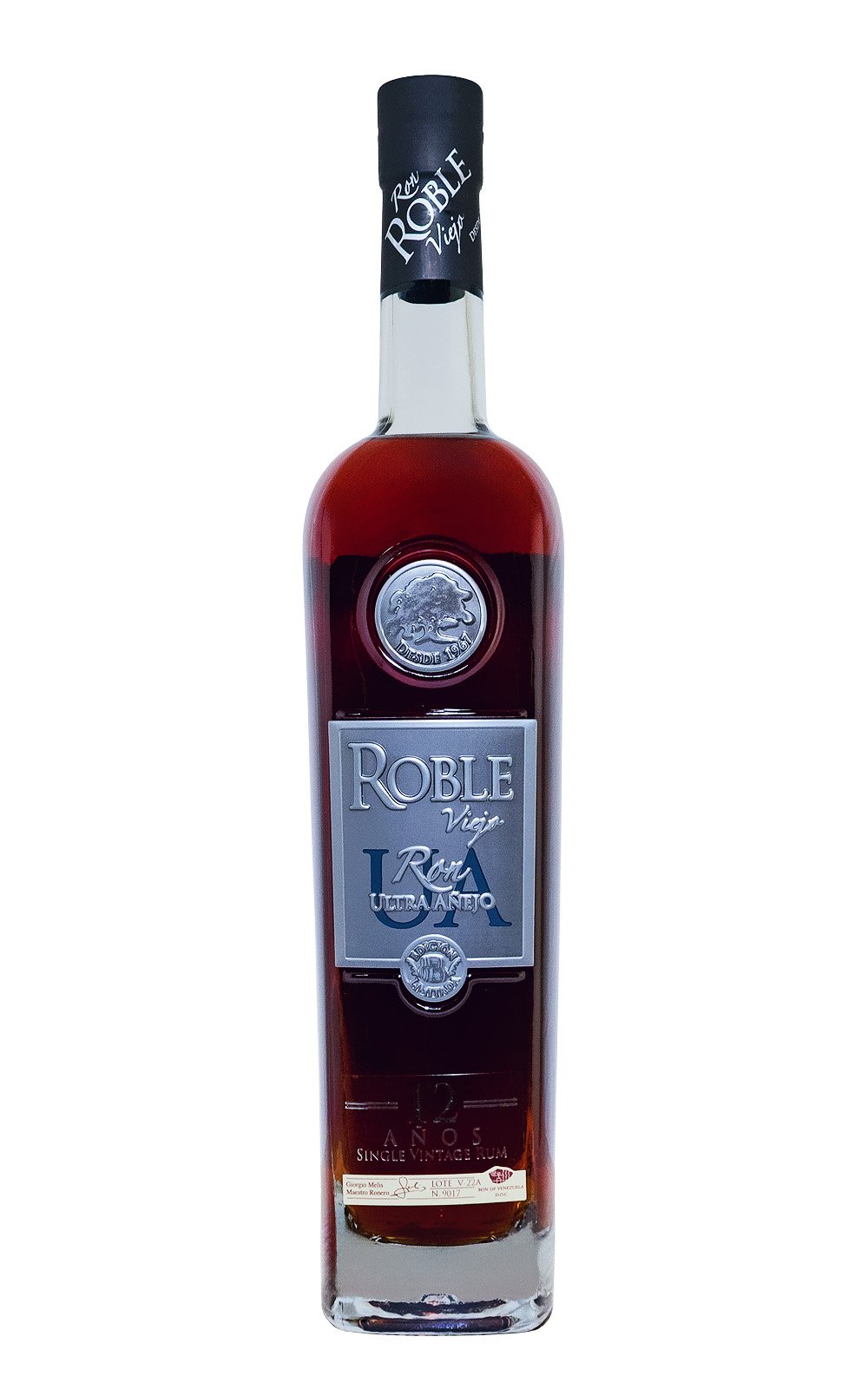Ron Roble Ultra Añejo 12 Jahre - 0,7L 40% vol