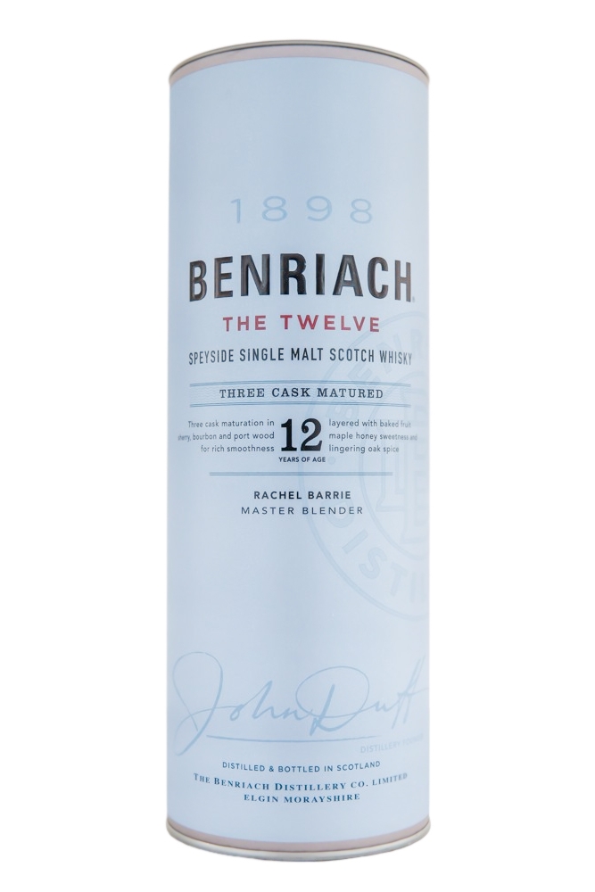 BenRiach 12 Jahre Speyside Single Malt Scotch Whisky - 0,7L 46% vol