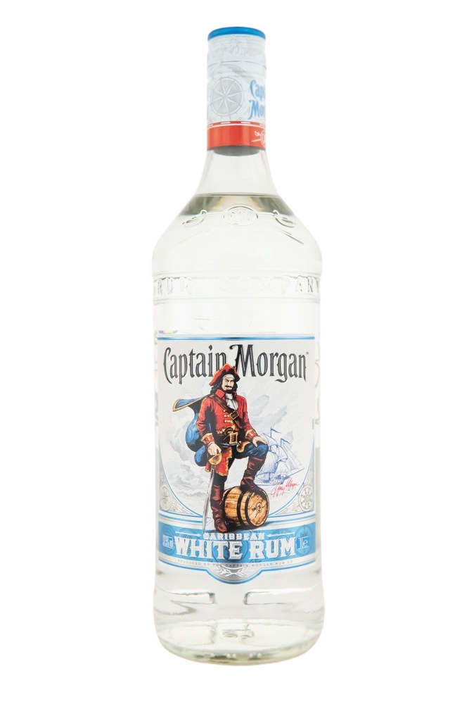 Captain Morgan White Jamaica Rum - 1 Liter 37,5% vol