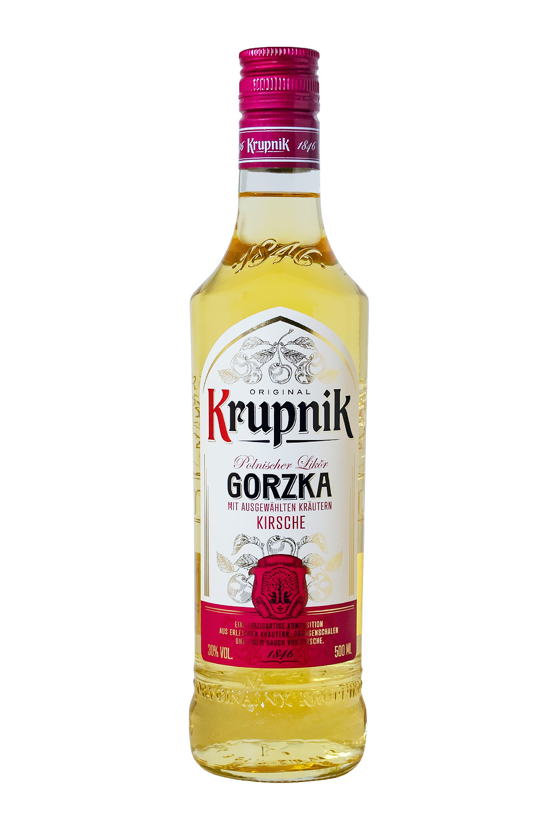 Krupnik Kirsche Likör - 0,5L 30% vol