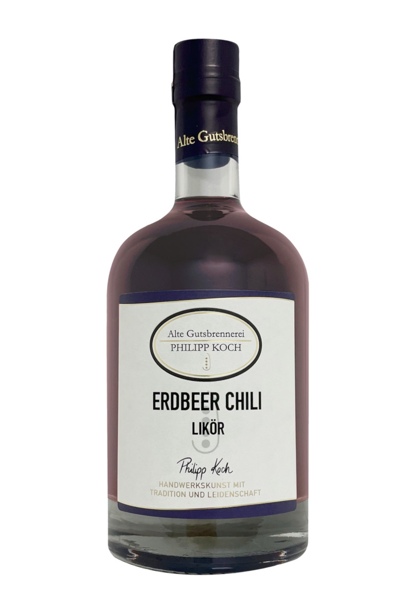 Alte Gutsbrennerei Philipp Koch Erdbeer Chili Likör - 0,5L 20% vol