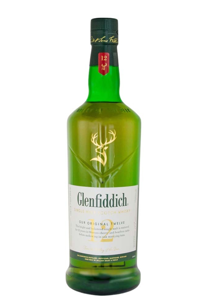 Glenfiddich 12 Jahre Single Malt Scotch Whisky - 1 Liter 40% vol