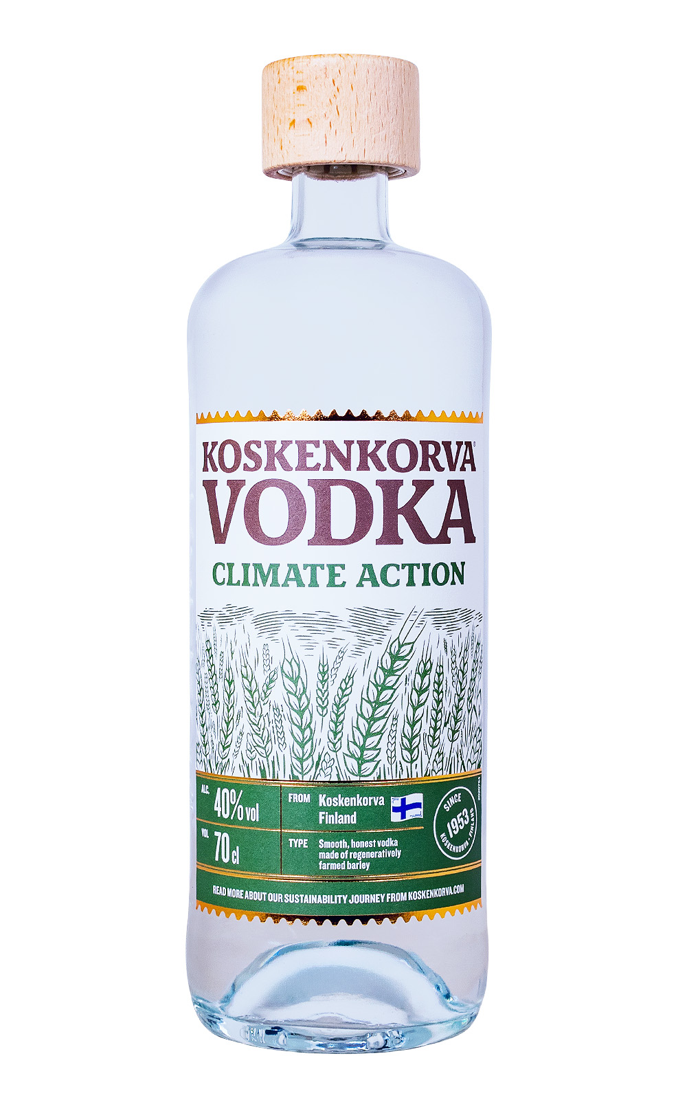 Koskenkorva Vodka Climate Action - 0,7L 40% vol