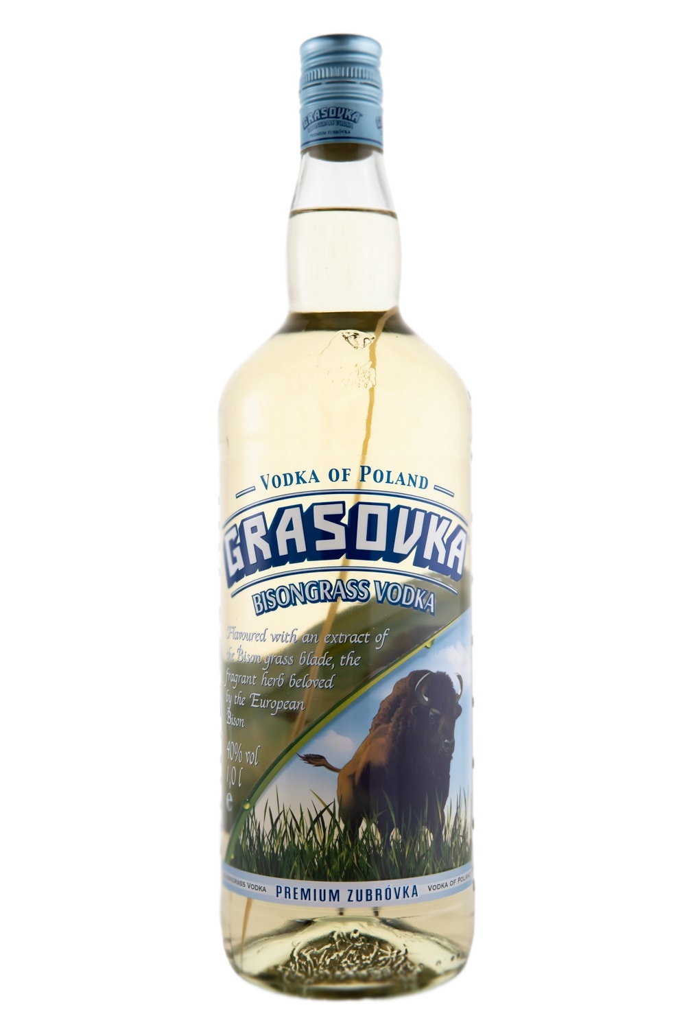 Grasovka Bisongrass Vodka - 1 Liter 38% vol Grasovka Bisongrass Vodka - 1 Liter 38% vol