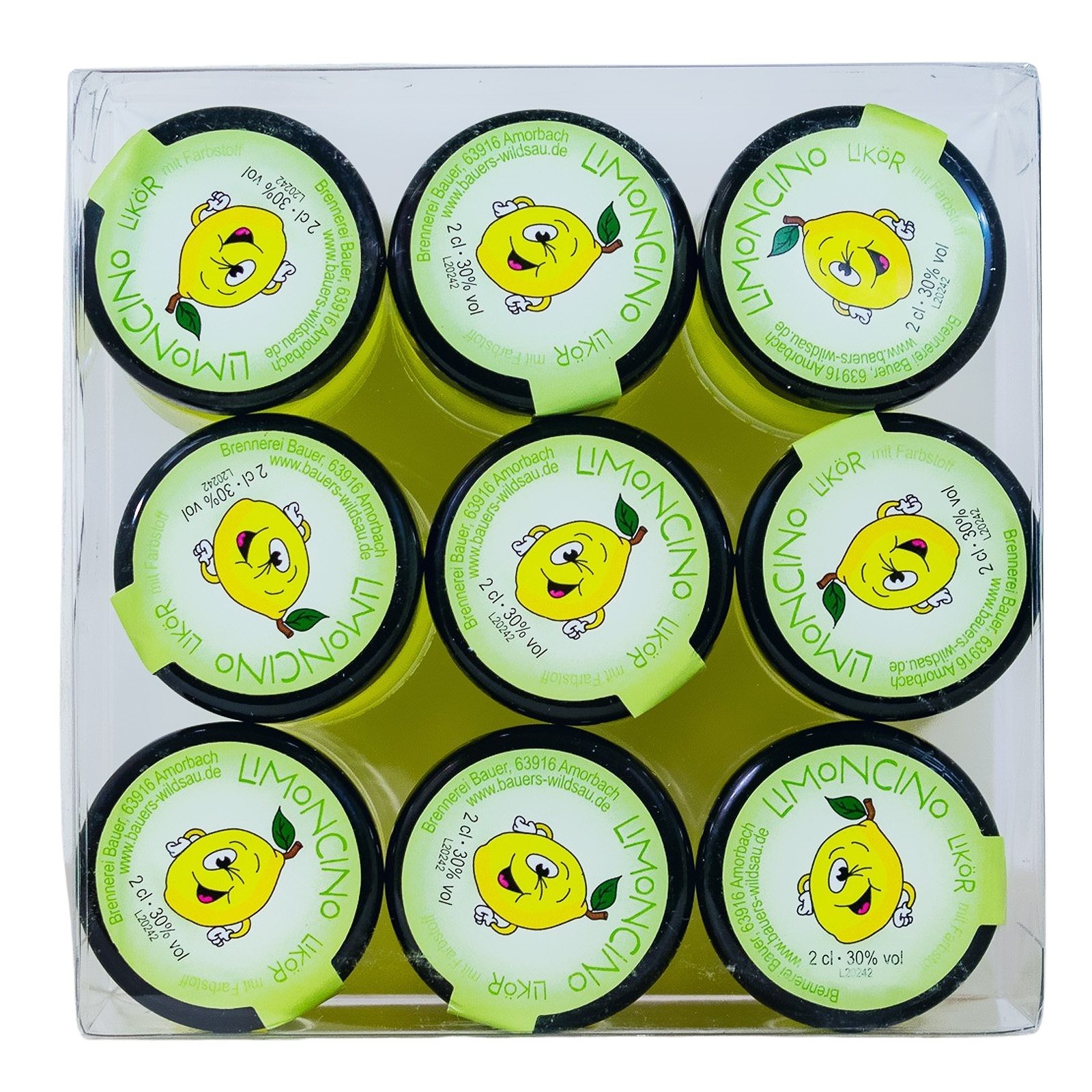 Paket [9 x 0,02L] Amor's Limoncino Shot - 0,18L 30% vol