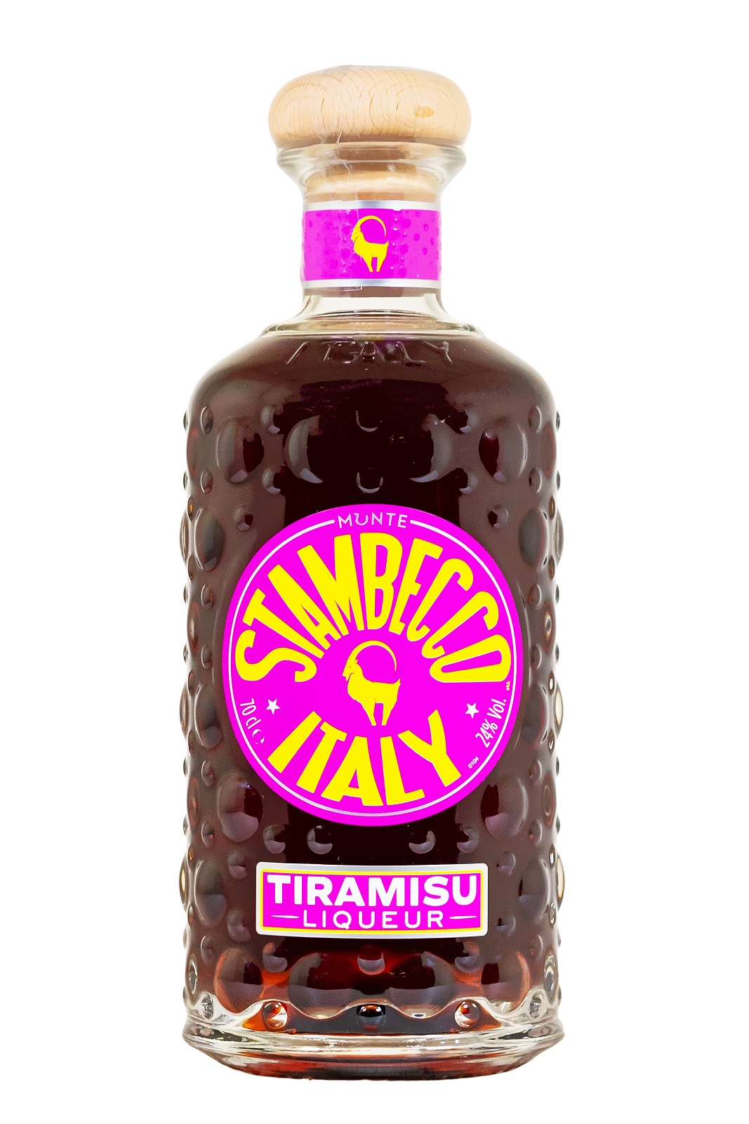 Stambecco Tiramisu Likör mit Glas - 0,7L 24% vol