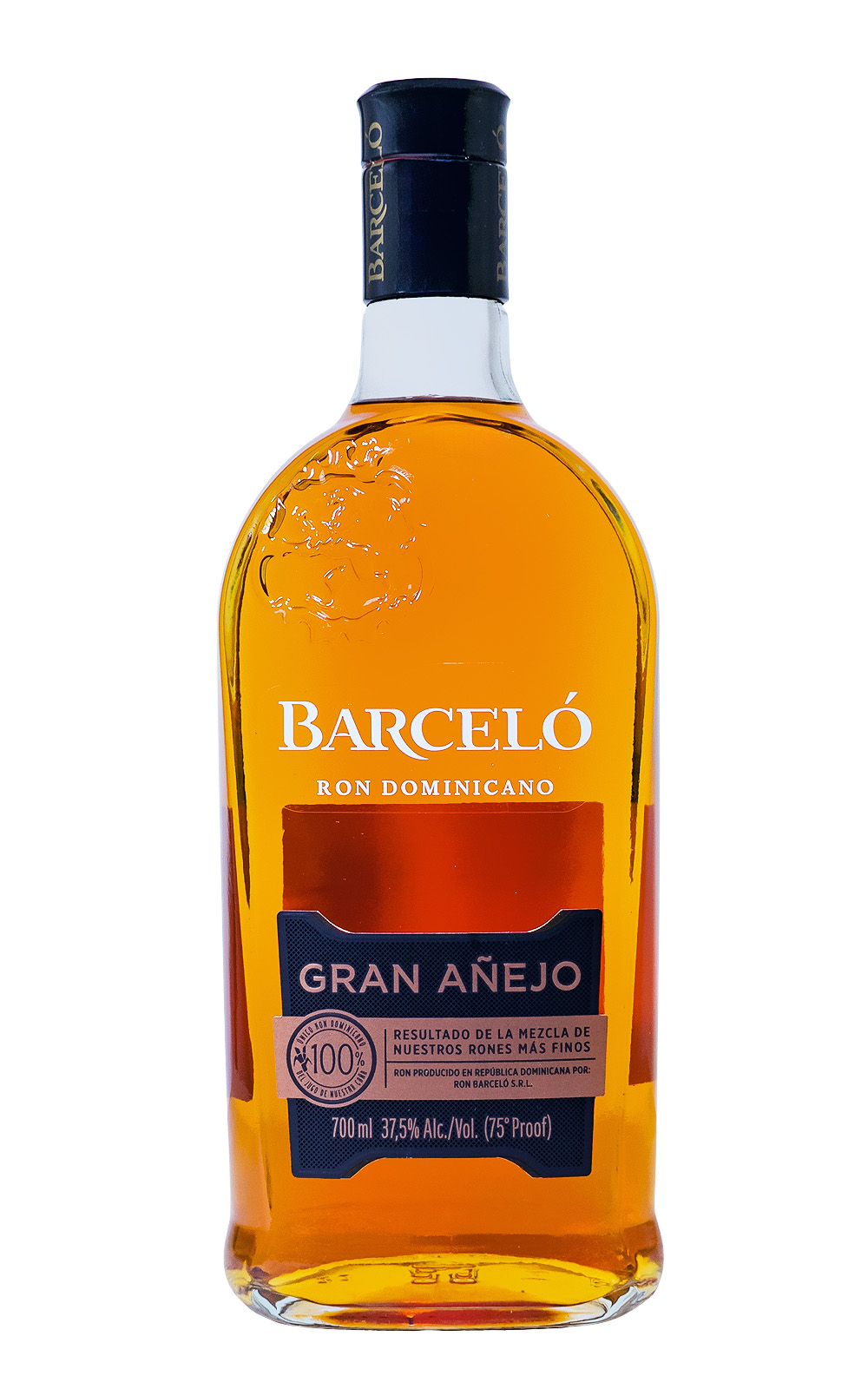 Ron Barcelo Gran Anejo GEPA mit Glas - 0,7L 38% vol
