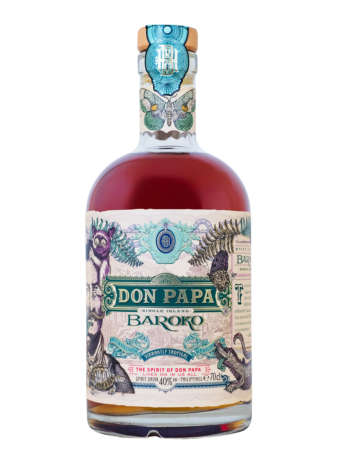 Don Papa Rum Baroko Spirituose auf Rum-Basis - 0,7L 40% vol