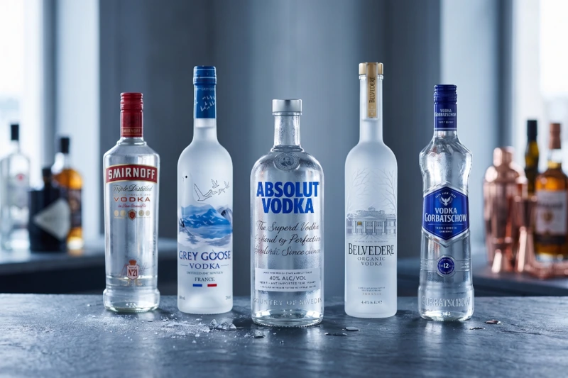 Top 5 Vodka Marken 2026: Smirnoff, Grey Goose, Absolut, Belvedere und Gorbatschow