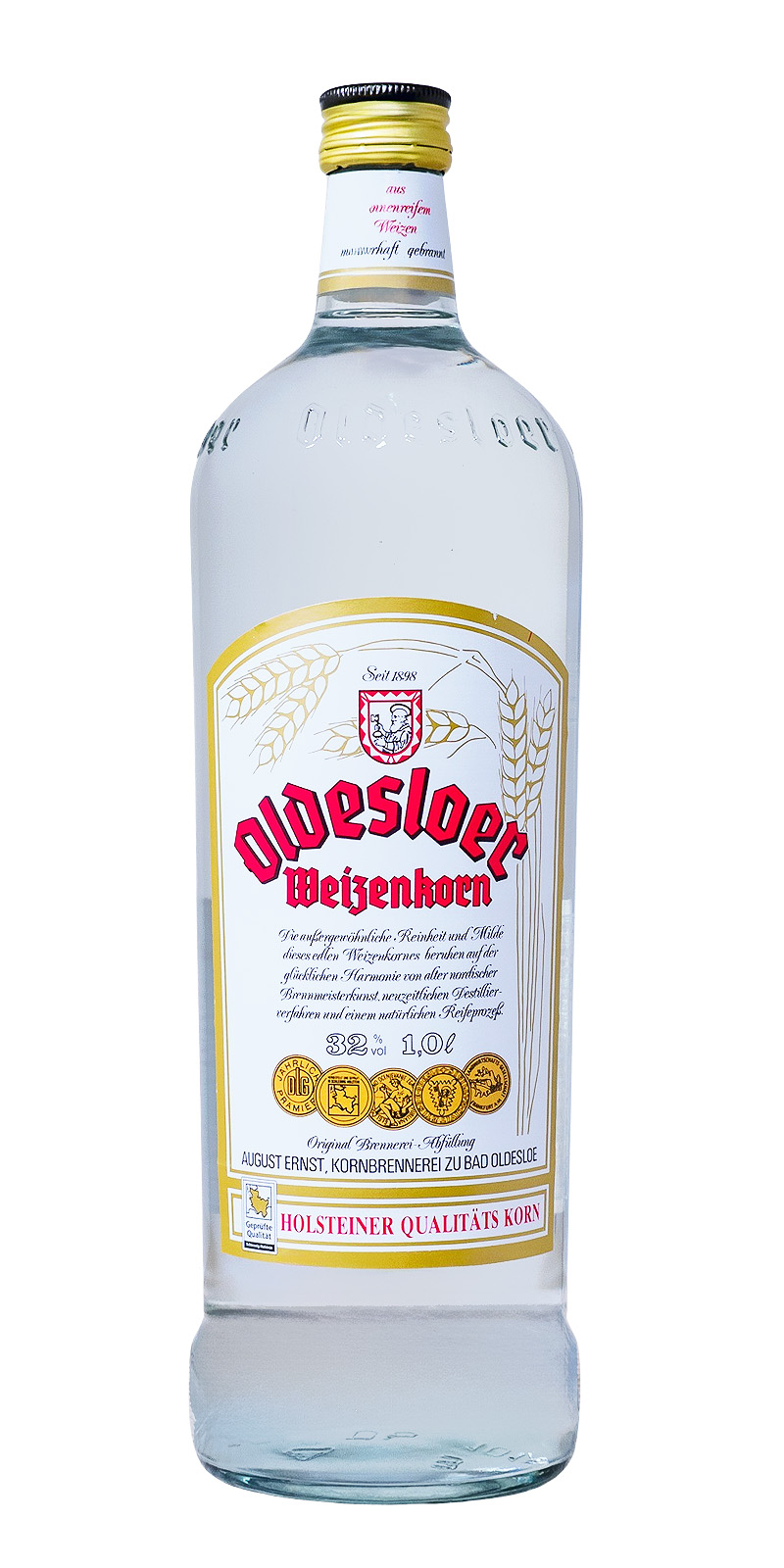 Oldesloer Weizenkorn - 1 Liter 32% vol Oldesloer Weizenkorn - 1 Liter 32% vol