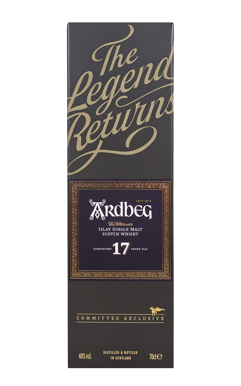 Ardbeg 17 Years Old Islay Single Malt Scotch Whisky - 0,7L 40% vol