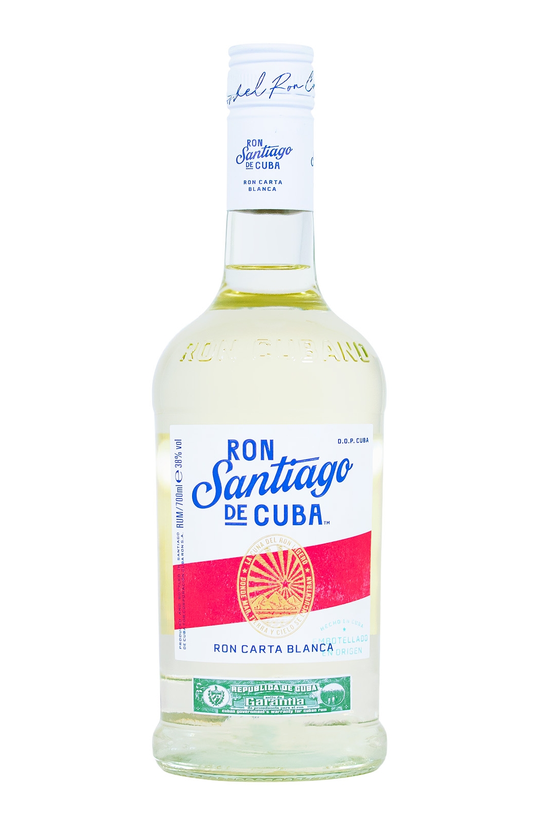 Santiago de Cuba Carta Blanca Rum - 0,7L 38% vol