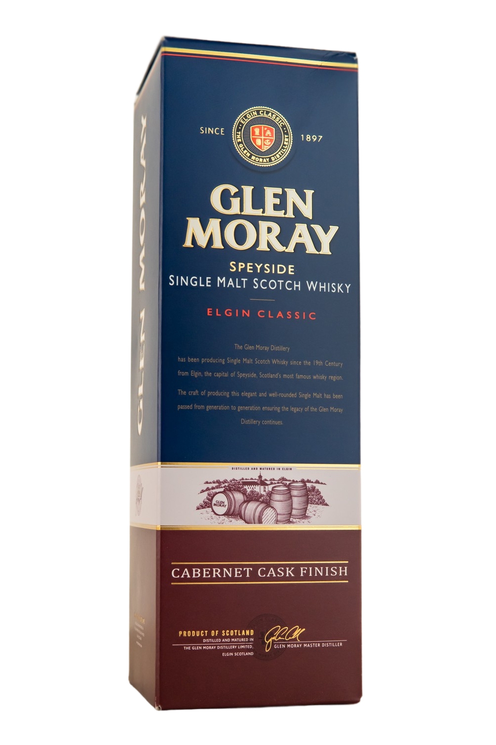 Glen Moray Single Malt Cabernet Sauvignon Cask Finish - 0,7L 40% vol Glen Moray Single Malt Cabernet Sauvignon Cask Finish - 0,7L 40% vol