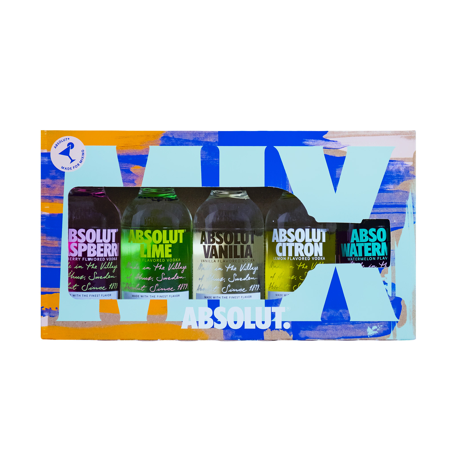 Absolut Vodka Five Pack Miniatures 5x0,05L - 0,25L 39,2% vol