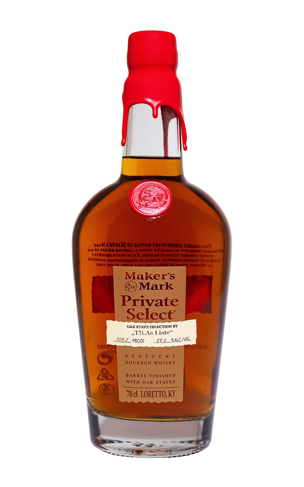 Makers Mark BSC Private Select TILAs Liste Kentucky Straight Bourbon Whisky - 0,7L 54,6% vol
