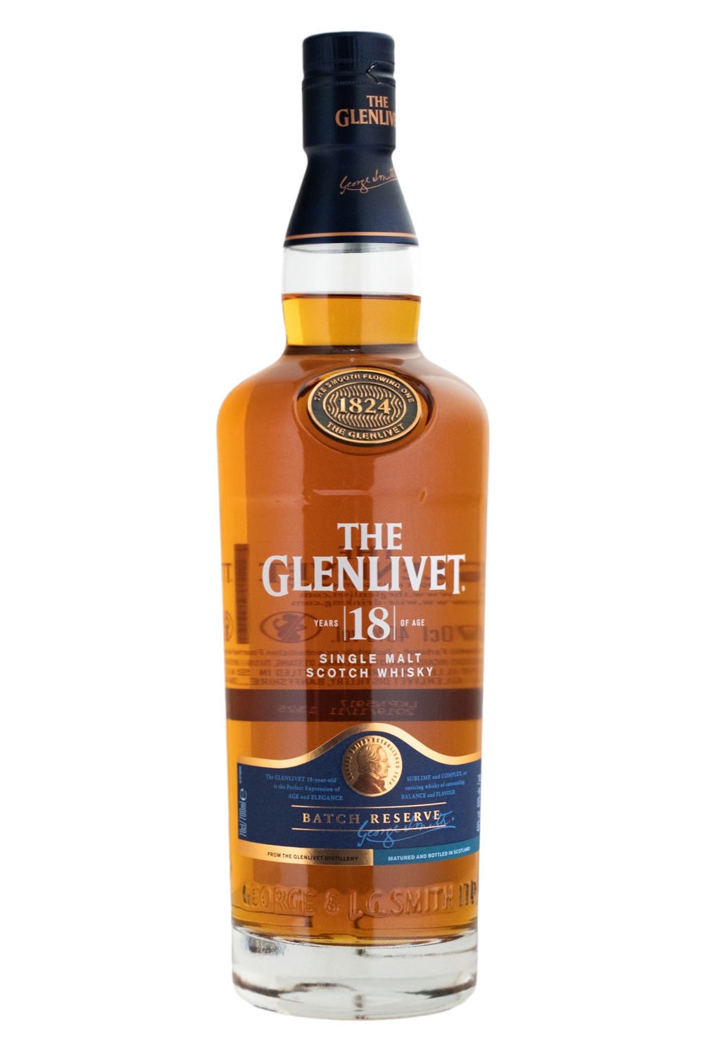 The Glenlivet 18 Jahre Single Malt Scotch Whisky - 0,7L 40% vol